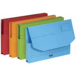 Elba ultimate pochette à rabat, format a4, assorti (LOT DE 25)