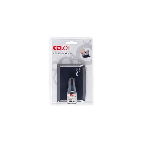 Colop set cassette d'encrage + encre, rouge