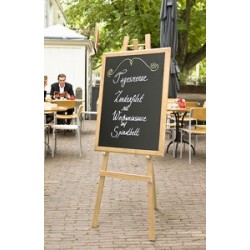 Securit chevalet easel, ajustable, noir