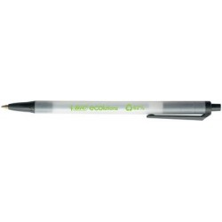 Bic stylo à bille rétractable ecolutions clic stic, noir