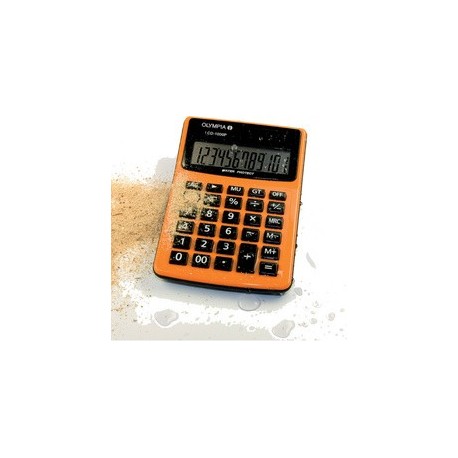 Olympia calculatrice de bureau lcd 1000p, solaire/pile