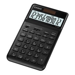 Casio calculatrice de bureau jw-200sc-we, solaire / pile