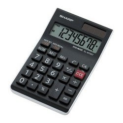 Sharp calculatrice de bureau el-m700 twh, solaire / pile