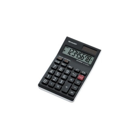 Sharp calculatrice de bureau el-m700 twh, solaire / pile