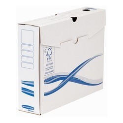 Fellowes boîte à archives bankers box basic, (l)80 mm, bleu (LOT DE 25)