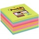 Post-it bloc-note super sticky notes, 76 x 76 mm, assorti