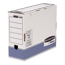 Fellowes bankers box system caisse d'archivage, bleu,