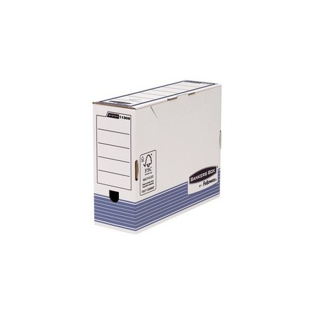 Fellowes bankers box system caisse d'archivage, bleu,