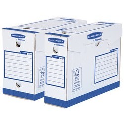 Fellowes bankers box basic boîte d'archives heavy duty a4+