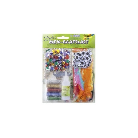 Folia kit de décoration créatif, plus de 600 pièces