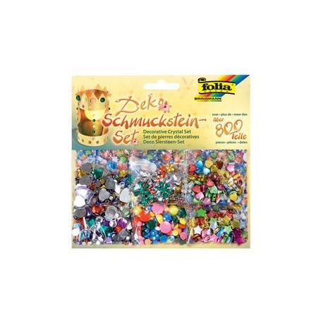 Folia set de pierres précieuses, plus de 800 pièces assortie