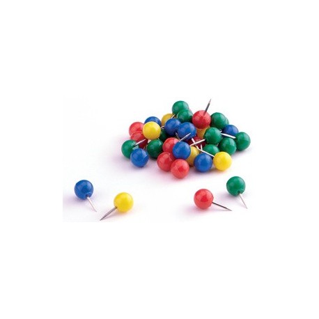 Magnetoplan punaises, rouge, contenu: 100 pièces