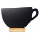 Securit ardoise de table silhouette "tasse"