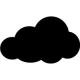 Securit ardoise murale silhouette "nuage"