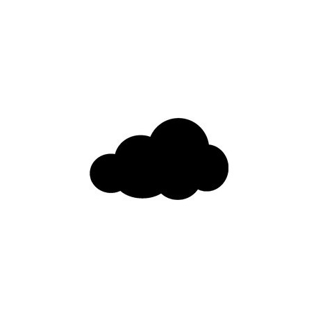 Securit ardoise murale silhouette "nuage"