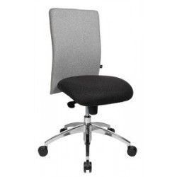 Topstar fauteuil de bureau "commander", gris clair/orange