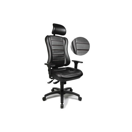 Topstar fauteuil de bureau "head point rs", noir / noir