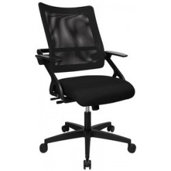 Topstar fauteuil de bureau "new s'move", noir / noir