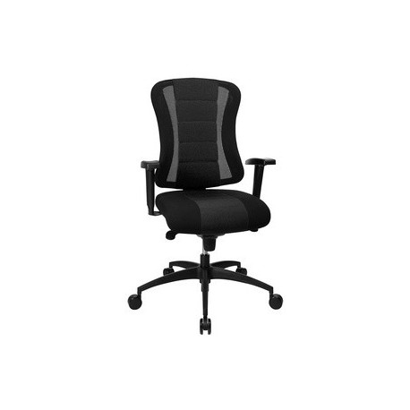 Topstar fauteuil de bureau "soft point syncro", noir / bleu