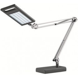 Hansa lampe de bureau led 4 work, anthracite, socle et pince