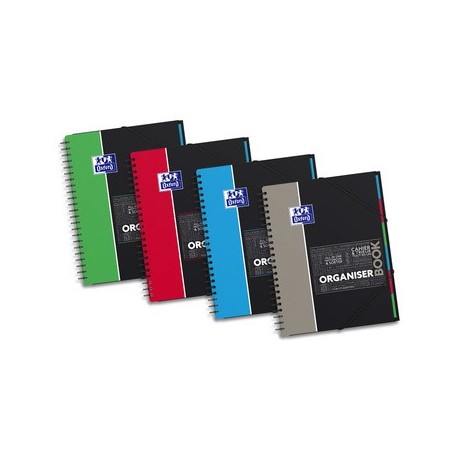 Oxford etudiants cahier "organiserbook", a4+, quadrillé
