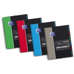 Oxford cahier etudiants "organiserbook", a4+, ligné