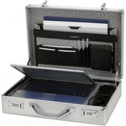 Alumaxx laptop-attaché-case "kronos", en aluminium, argent