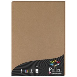 Pollen by clairefontaine papier kraft, a4, naturel, 210 g/m2