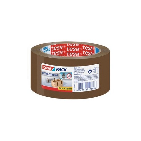 Tesa ruban adhésif d'emballage extra strong, 50 mm x 60 m (LOT DE 6)