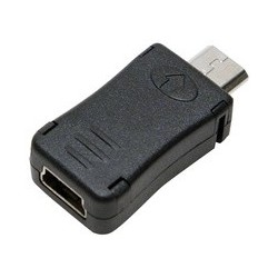 Logilink adaptateur usb 2.0, micro usb mâle - mini usb