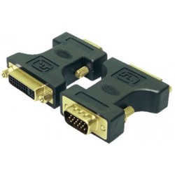 Logilink adaptateur vga mâle 15 pôles-dvi femelle 24+5 pôles