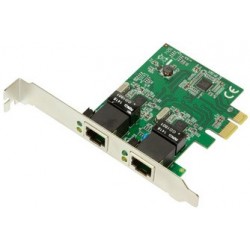 Logilink carte réseau pci gigabit ethernet rj45, 2 ports