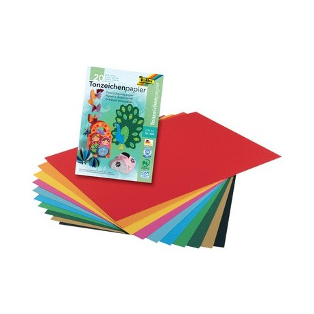 Folia bloc de papier teinté, a3, 130 g/m2, 10 feuilles