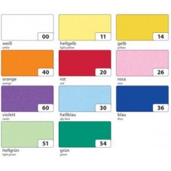 Folia papier transparent, (l)505 x (l)700 mm, vert clair
