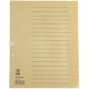 Esselte intercalaires en papier naturel, uni, a4, 20 touches
