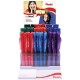Pentel stylo à bille rétractable wow bk440, présentoir de