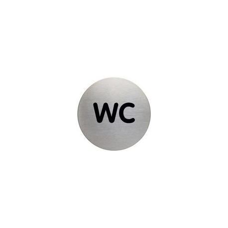 Durable pictogramme "douche", diamètre: 83 mm, argent