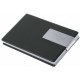 Wedo boîte cartes de visite good deal, aluminium/pvc (noir)