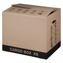 Smartboxpro cartons de déménagement "cargo-box xs", marron (LOT DE 10)