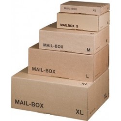 Smartboxpro carton d'expédition mail box, taille: xl, marron (LOT DE 20)