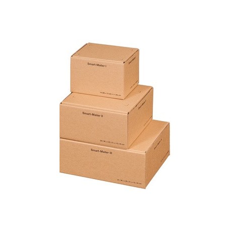 Smartboxpro carton d'expédition "smart mailer", petit, brun (LOT DE 20)