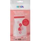 Heyda sac en papier à fond plat, petit, blanc
