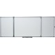 Nobo tableau blanc tryptique, (l)1.200 x (h)900mm