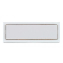 Unitec bouton pour sonnette, plastique, 1- bouton, lumineux