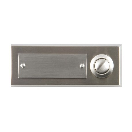 Unitec bouton pour sonnette, en zinc moulé, 2 boutons