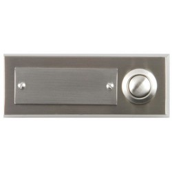 Unitec bouton pour sonnette, zinc moulé, 1 bouton