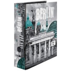 Herma classeur à motif "berlin", a4, largeur de dos: 70 mm
