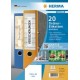 Herma home etiquette dos de classeur, 192 x 61 mm, blanc