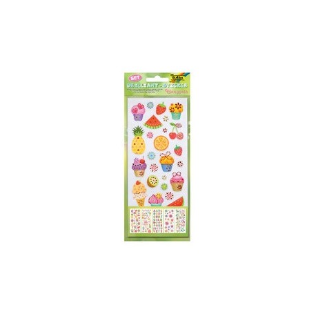 Folia autocollants brillant, motifs assortis toute l'année