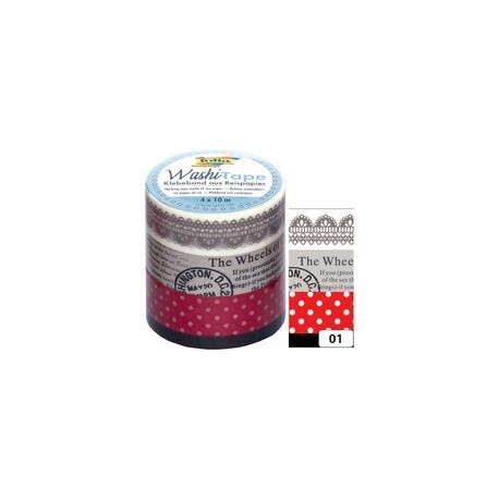 Folia rubans autocollants déco washi-tape blumenreigen